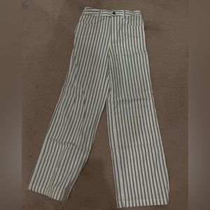 O’Neill Green Stripe Wide Leg Jean